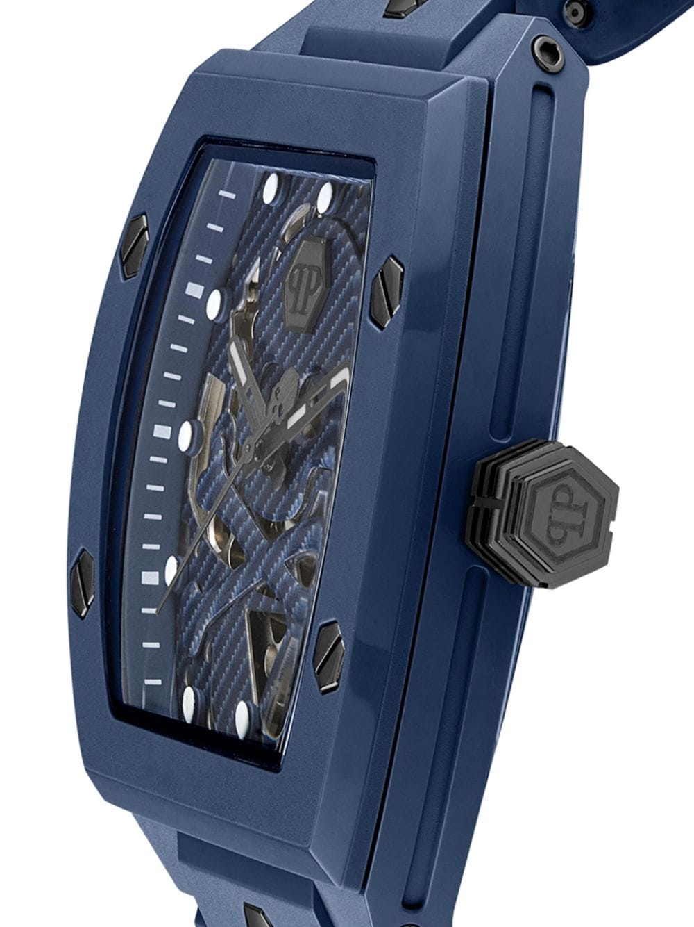 Philipp Plein The $kull Ecoceramic horloge - Blauw