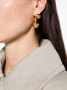 Bottega Veneta Zilveren oorbellen met parel - Goud