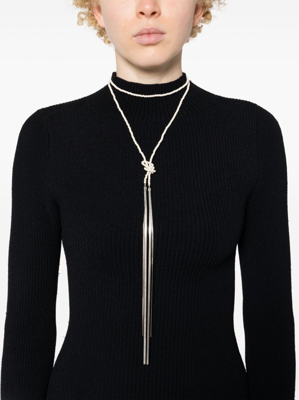 ISABEL MARANT Emi halsketting met kralen - Beige