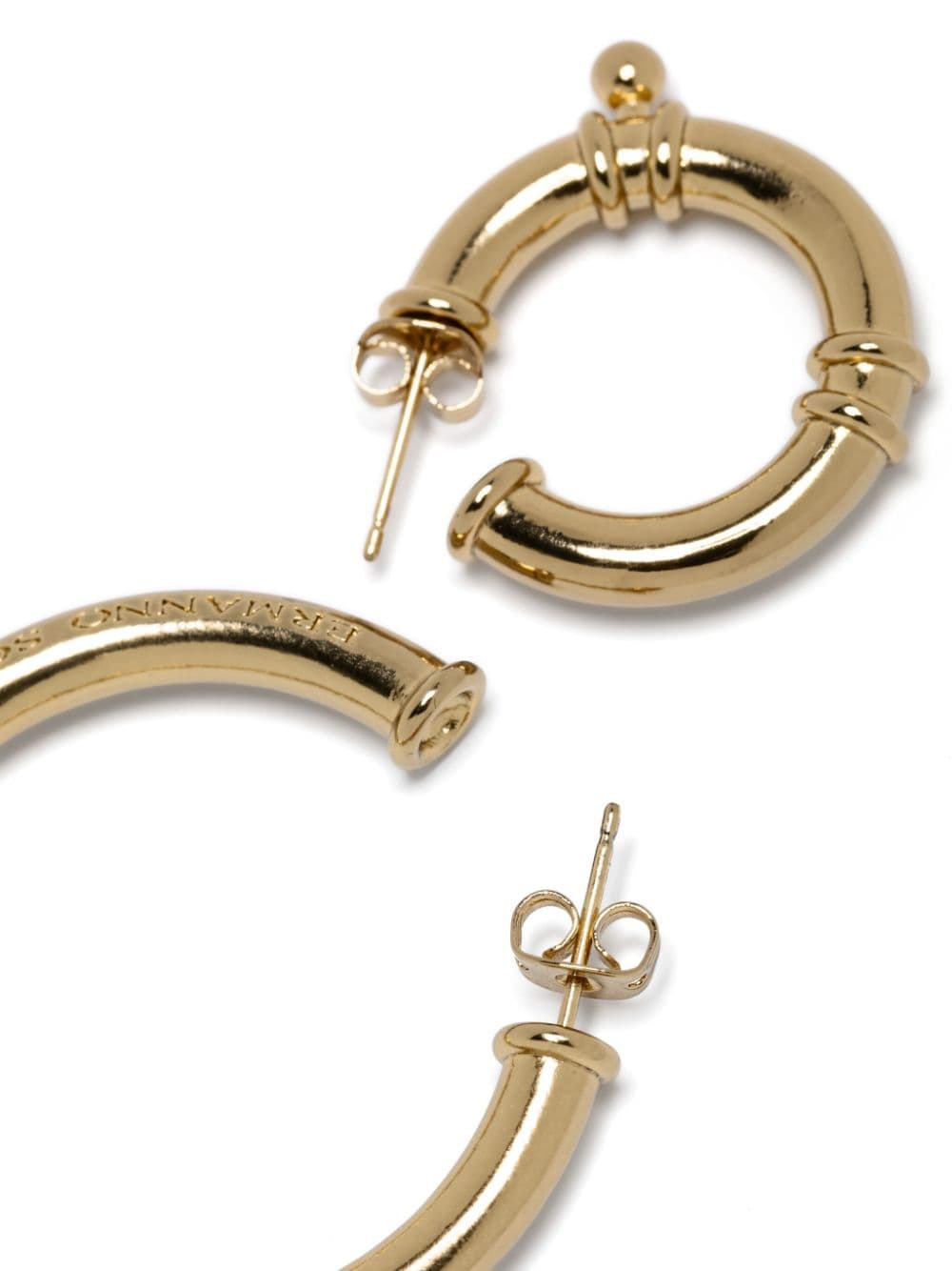 Ermanno Scervino hoop earrings set - Goud