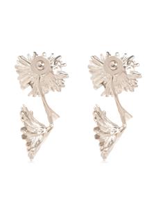 Marni Daisy crystal-embellishment earrings - Zilver