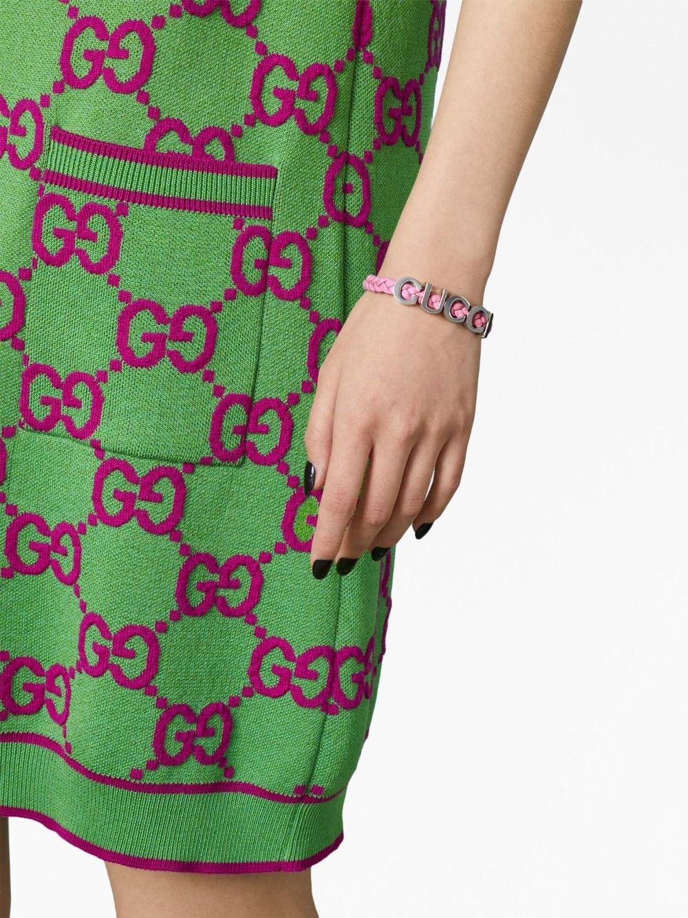 Gucci Leren armband - Roze