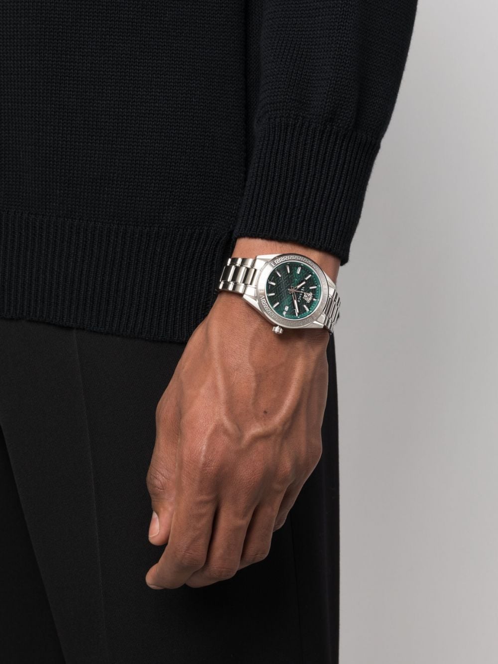 Versace V-Code horloge - Groen