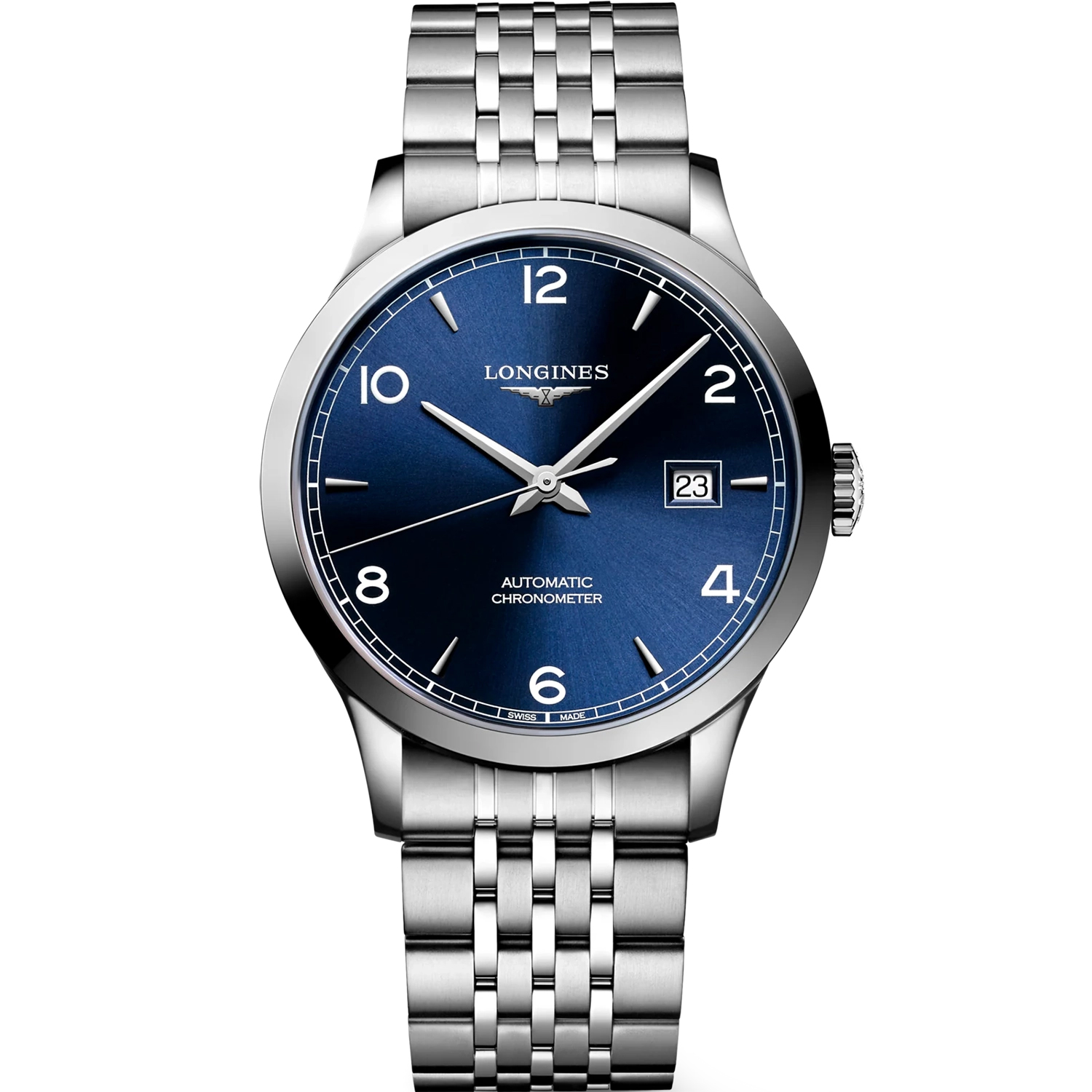 LONGINES Automatikuhr Swiss Made L28214966 Record Herren Uhr Chronometer, Uhrwerk: L888.4 schweizer Mechanisches Uhrwerk mit Automatikaufzug
