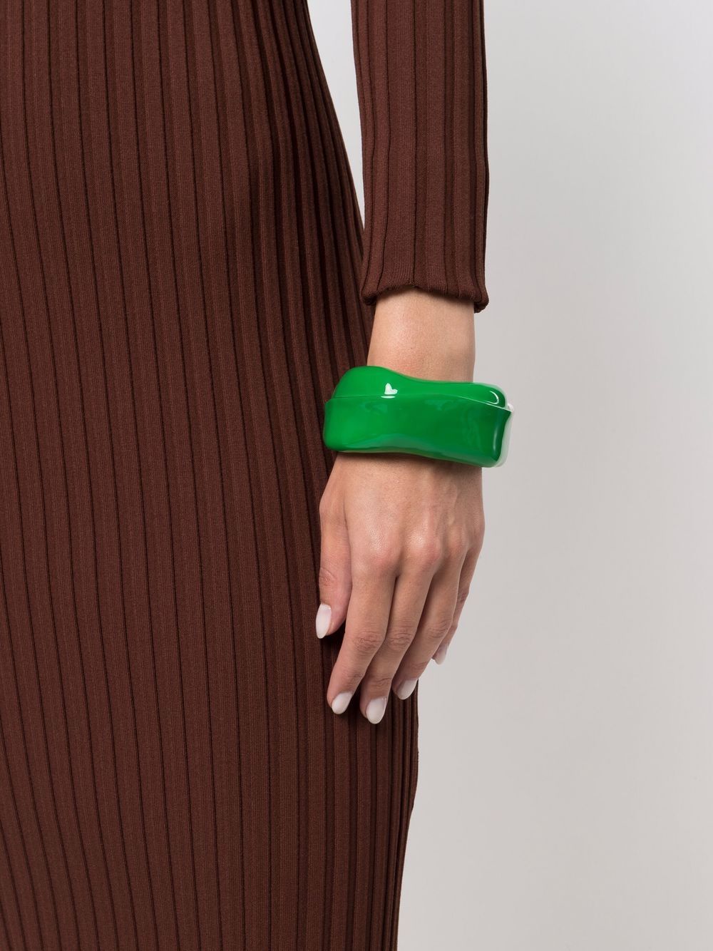 Bottega Veneta Armband met email - Groen