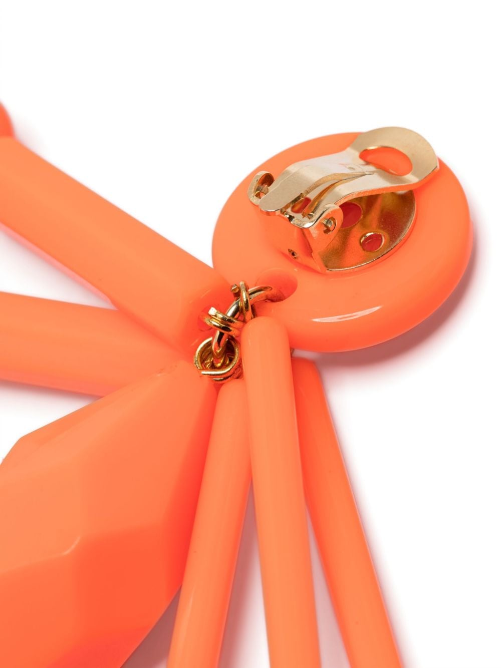 Patrizia Pepe Oorclips met logo-hanger - Oranje
