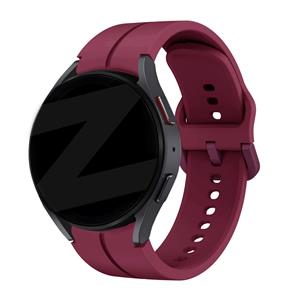 Bandz Samsung Galaxy Watch 6 Classic 47mm siliconen band 'Extreme' (wijnrood)