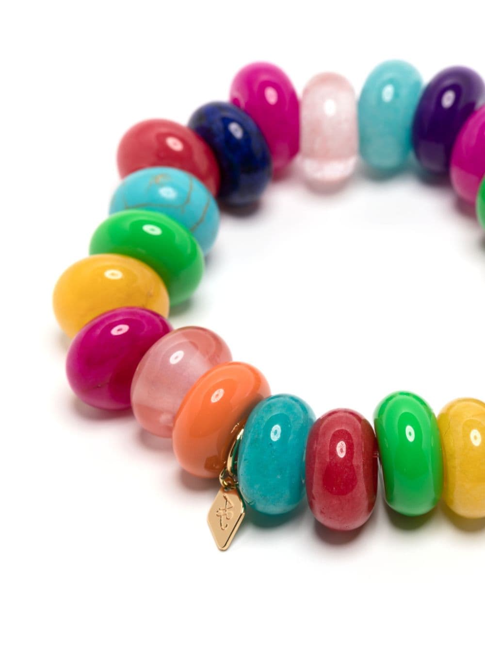 Anni Lu Disco bead-embellished bracelet - GOLD