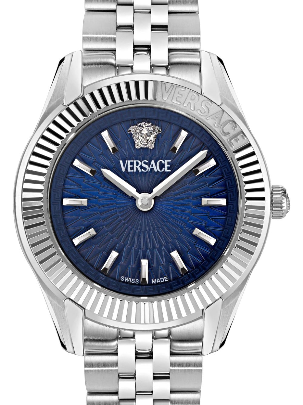 Versace Greca Time 30mm - Blauw
