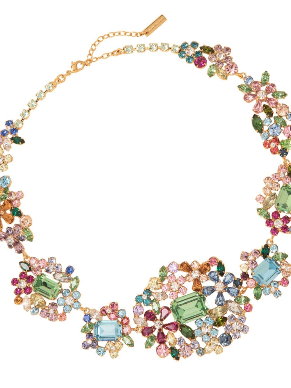 Jennifer Behr Tudor crystal-embellished necklace - Goud