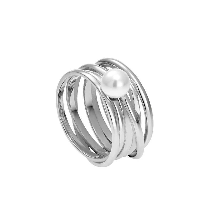 Heideman Fingerring Serpens poliert (Ring, 1-tlg., inkl. Geschenkverpackung), Damenring für Frauen mit Perle