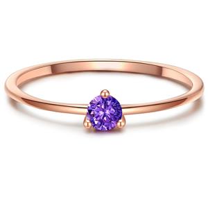 Glanzstücke München Zilveren ring Sterling zilver Zirkonia in Roségoud