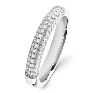 Esprit Silberring ESPRIT Damen-Damenring 925er Silber 51 Zirkonia, Zirkonia, synthetisch