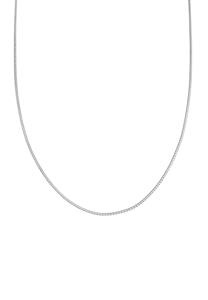 Elli Dames Venetiaanse Ketting Basis Minimaal Afgerond in 925 Sterling Zilver Verguld