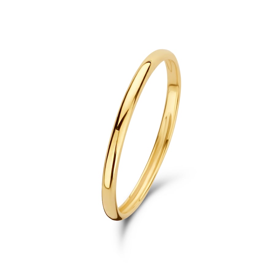 Isabel Bernard Le Marais Solene 14 karaat gouden stacking ring (Maat: 50) - Goud