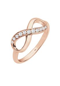 Elli Dames Infinity Symbool Oneindigheid Trend met Zirkonia Kristallen in 925 Sterling Zilver