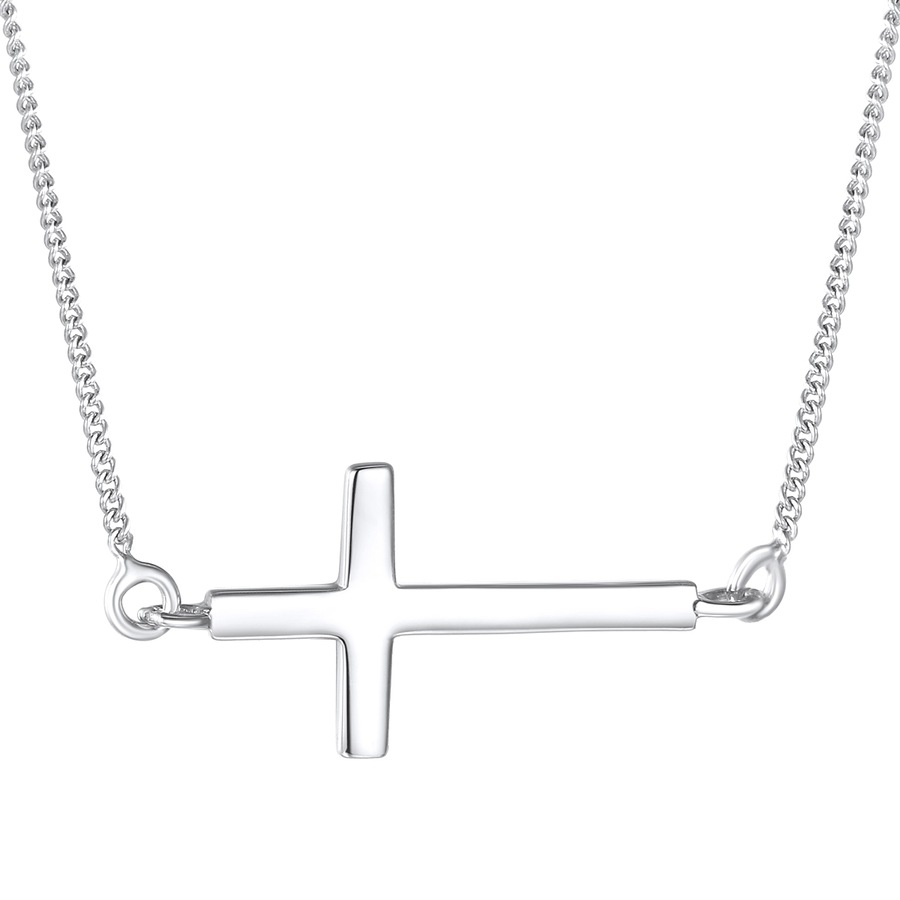 Rafaela Donata Silberkette Kreuz silber, aus Sterling Silber