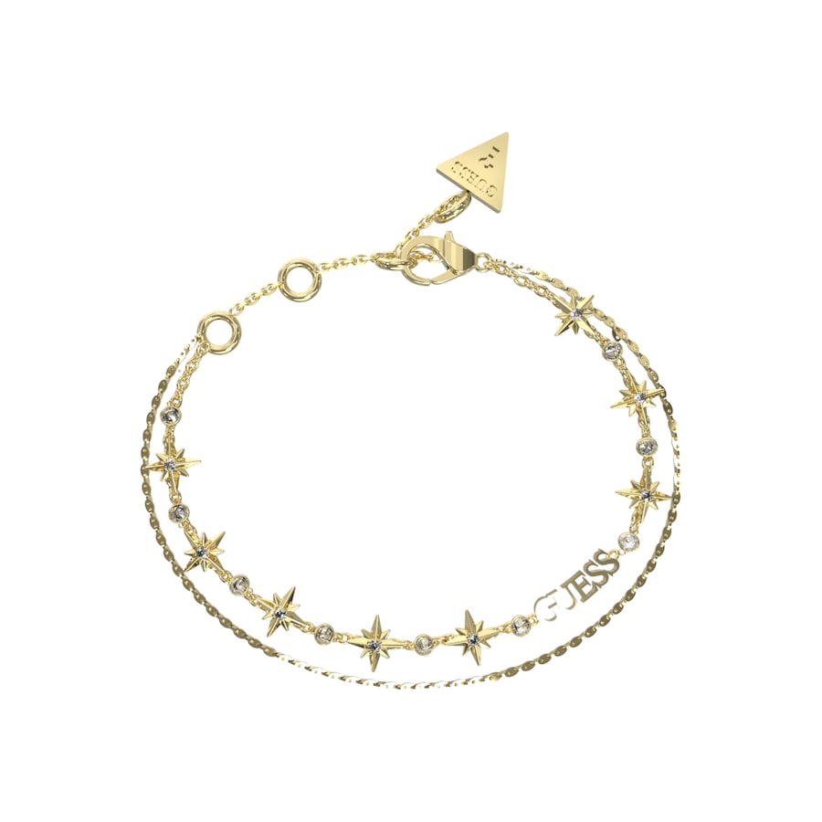 Guess In The Sky Dames Armband Staal - Goud