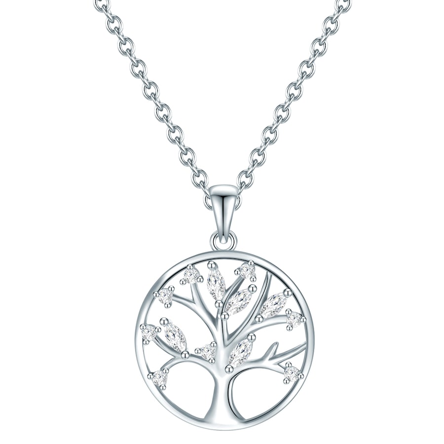 Rafaela Donata Silberkette Baum des Lebens silber, aus Sterling Silber