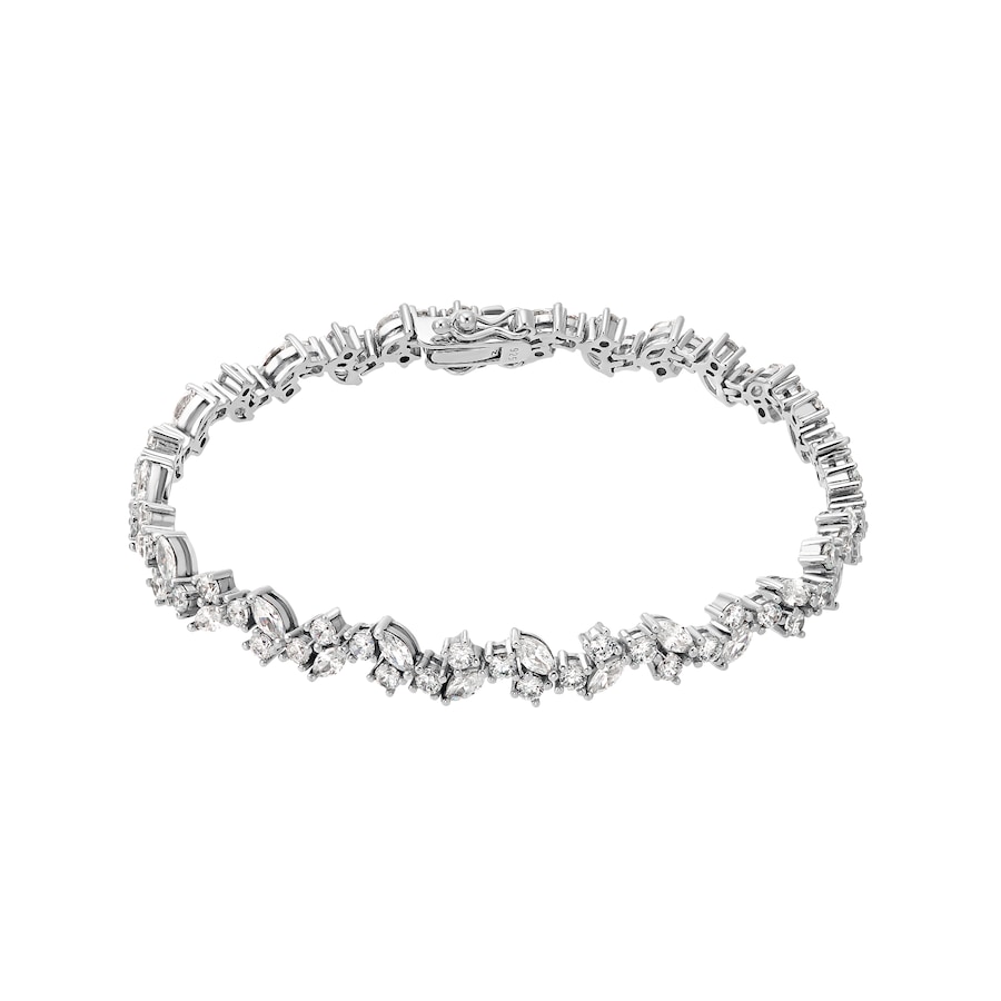 Amor Armband voor dames, 925 Sterling zilver, zirkonia synth.