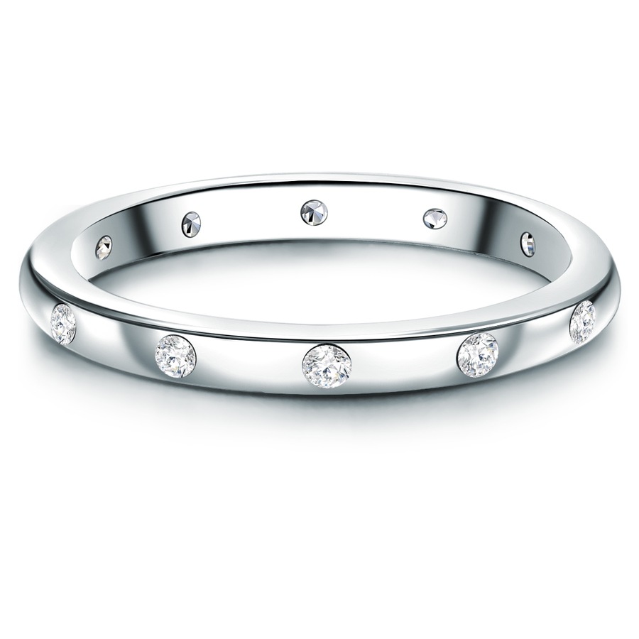 Trilani Zilveren ring Sterling zilver Zirkonia in Zilver