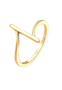 Elli Fingerring Bandring Geo Formen Cool Basic Minimal 925 Silber