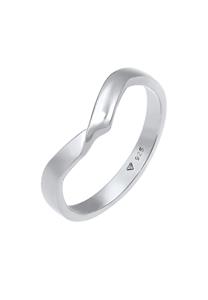 Elli Dames Wrap Ring V Vorm Gedraaide Trend Basic Minimaal in 925 Sterling Zilver Goud Geplaatst