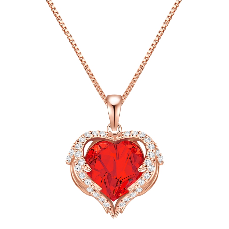 Rafaela Donata Silberkette Herz roségold, aus Sterling Silber