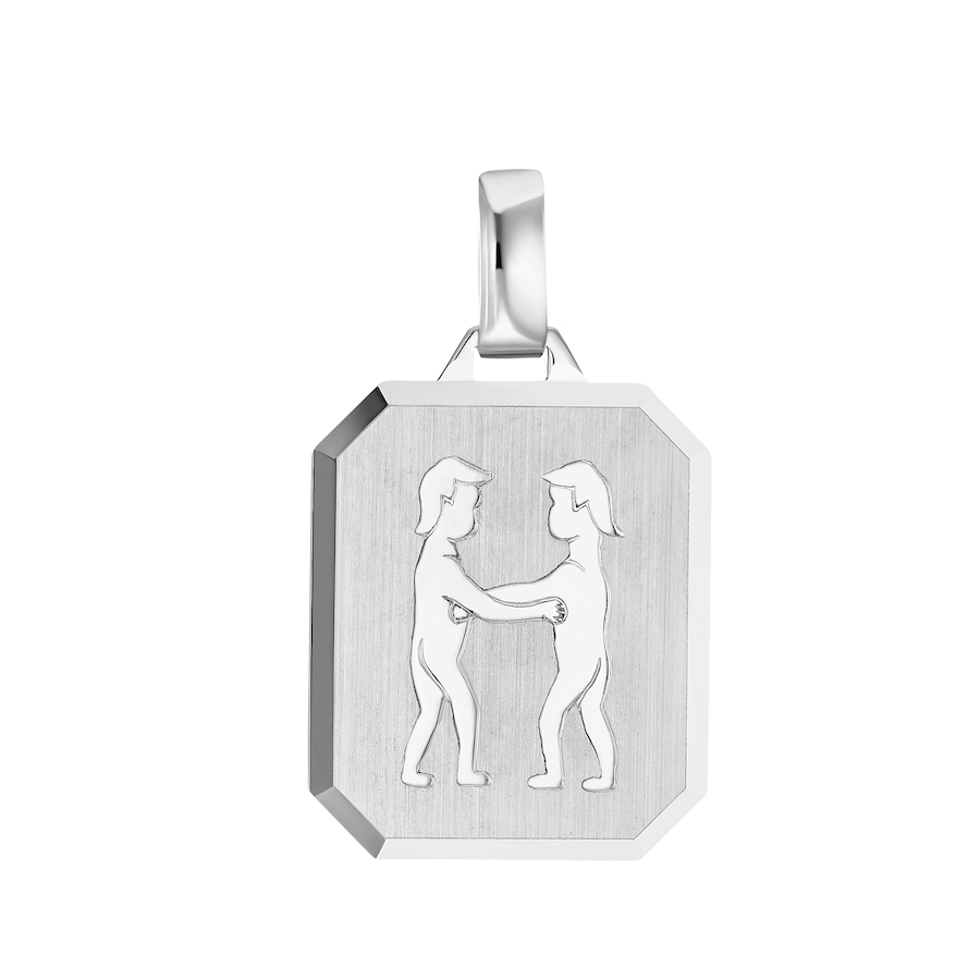 Amor Motief tag Unisex, 925 Sterling Zilver | Maagd