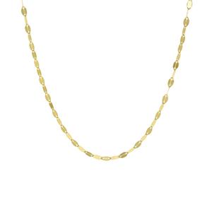 Lucardi Ketting 9 Karaat 46cm -goudkleurig