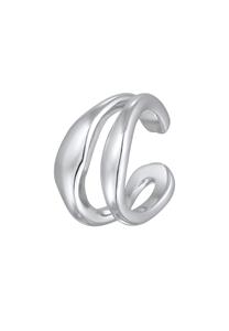 Elli Premium Ohrklemme Earcuff Single Ohrklemme Organic Design 925 Silber