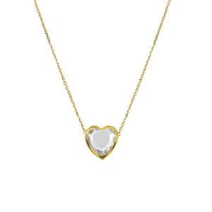 Lucardi Ketting 14 Karaat Goud 45cm -goudkleurig