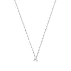 Isabel Bernard Saint Germain Dames Ketting Goud - Witgoud (Letter N)