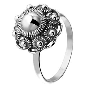 Lucardi Ring Zilver - zilverkleurig