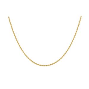 Lucardi Ketting 9 Karaat 45cm -goudkleurig