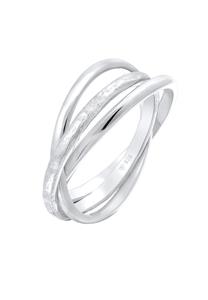 Elli Dames Omslag Ring Trinity Basic Classic in 925 Sterling Zilver