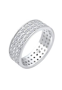 Elli Fingerring Ring Kristalle 925 Sterling Silber, Cocktailring