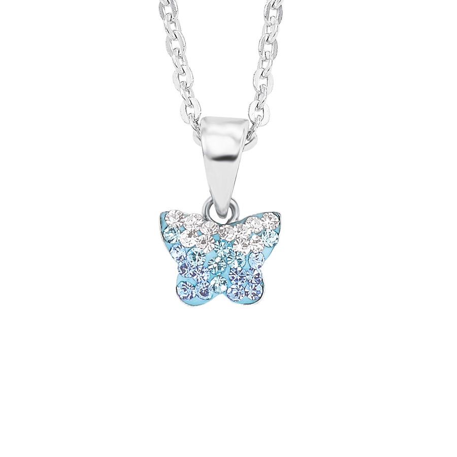 Amor Ketting met hanger voor meisjes, 925 sterling zilver, Preciosa vlinder