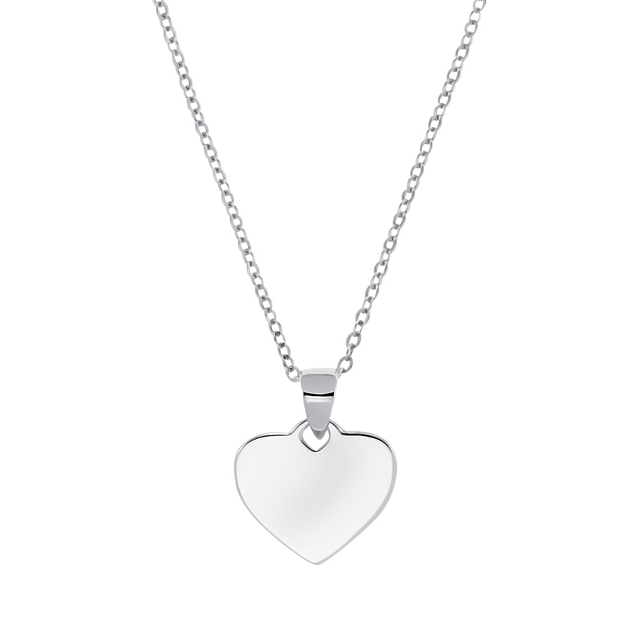 Amor Ketting met hanger voor meisjes, 925 sterling zilver | hartje