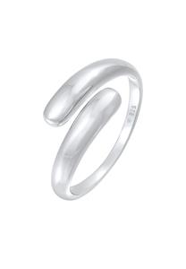 Elli Dames Wikkel Ring Delicate Basic Trend Blogger in 925 Sterling Zilver Verguld