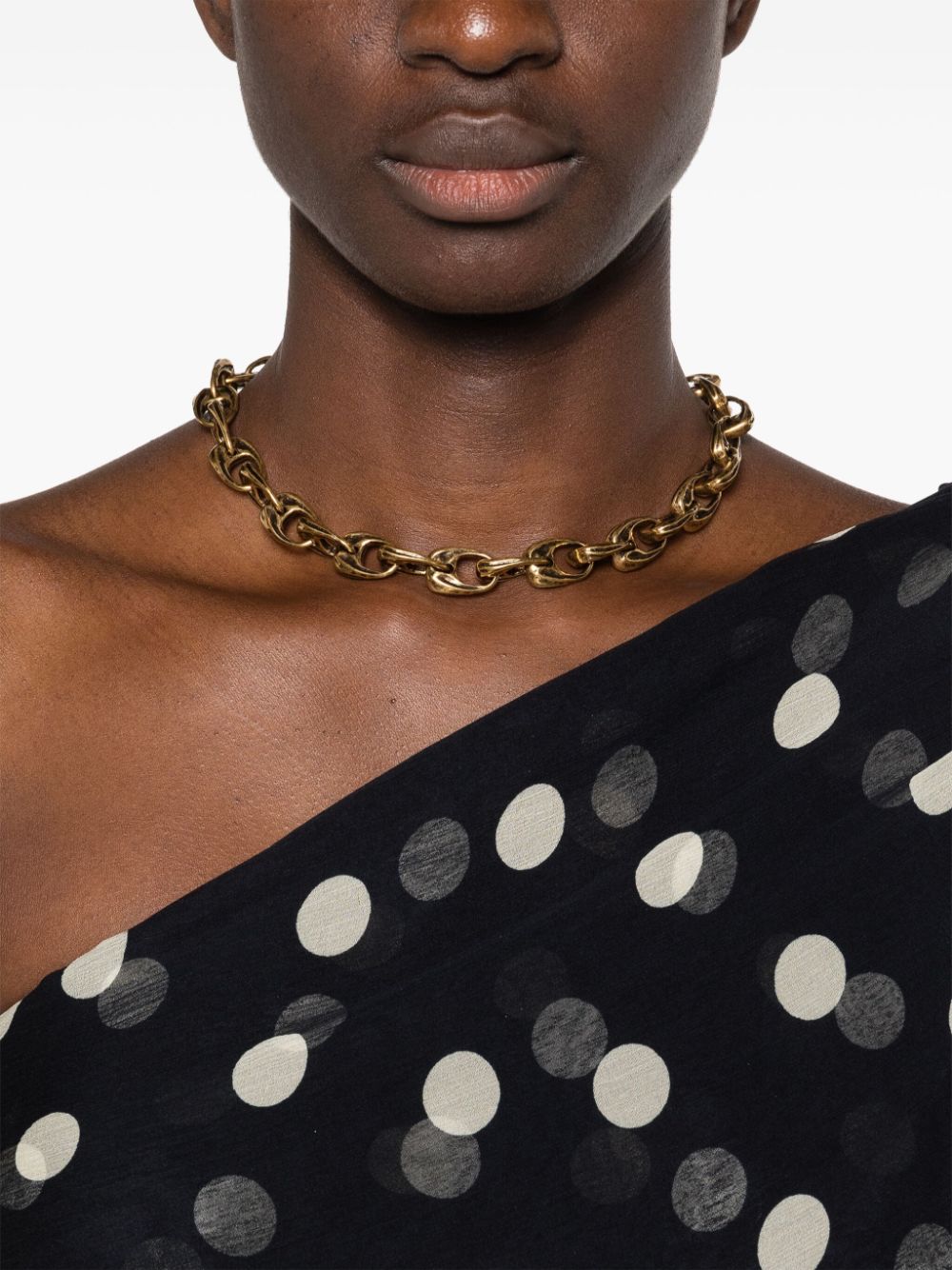 KHAITE Olivia gold-plated chain necklace - Goud