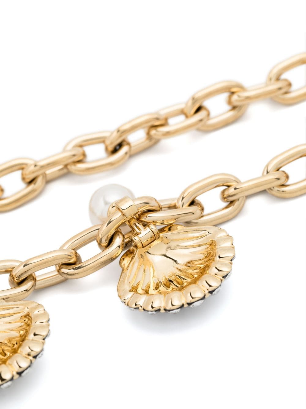 Swarovski Idyllia shell necklace - Goud