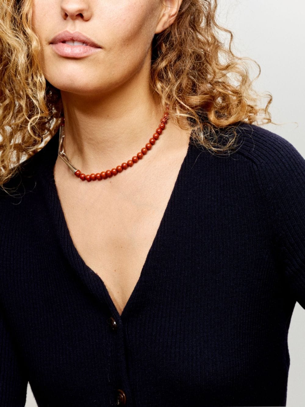 Sophie Buhai Grecian jasper necklace - Rood