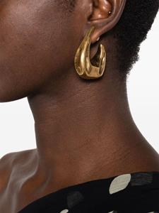 KHAITE medium Olivia hoop earrings - Goud