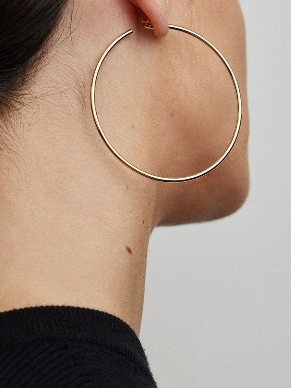 Jennifer Fisher Thread hoop earrings - Goud