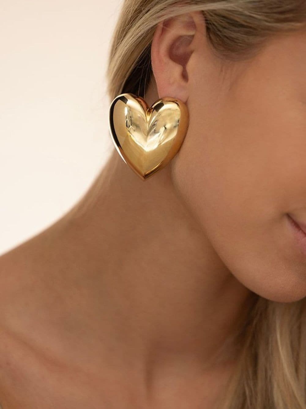 Jennifer Fisher Puffy Heart polished-finish earrings - Goud