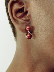 Sophie Buhai Petite Boule dangle earrings - Rood