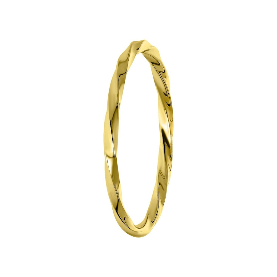 Lucardi Ring Zilver - goudkleurig