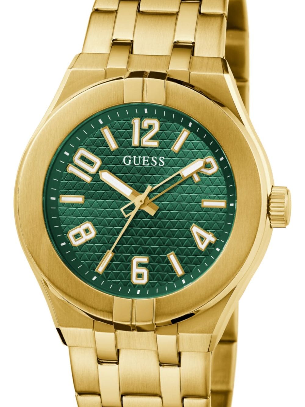 GUESS USA stainless steel manual-winding 44mm - Groen