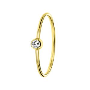 Lucardi Ring 14 Karaat Goud